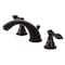 Kingston Brass KB965AKL Duchess Widespread Bathroom Faucet W/ Plastic Pop-Up, Bronze KB965AKL - alternate 1